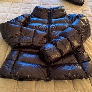 Herno Black High-Shine Puffer